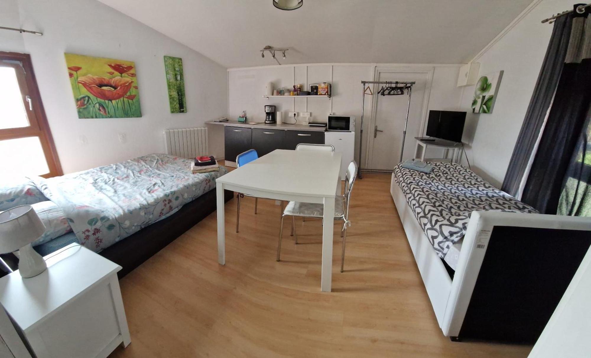 Studio, Chambres, Appartement, Gite Vendegies-sur-Ecaillon エクステリア 写真