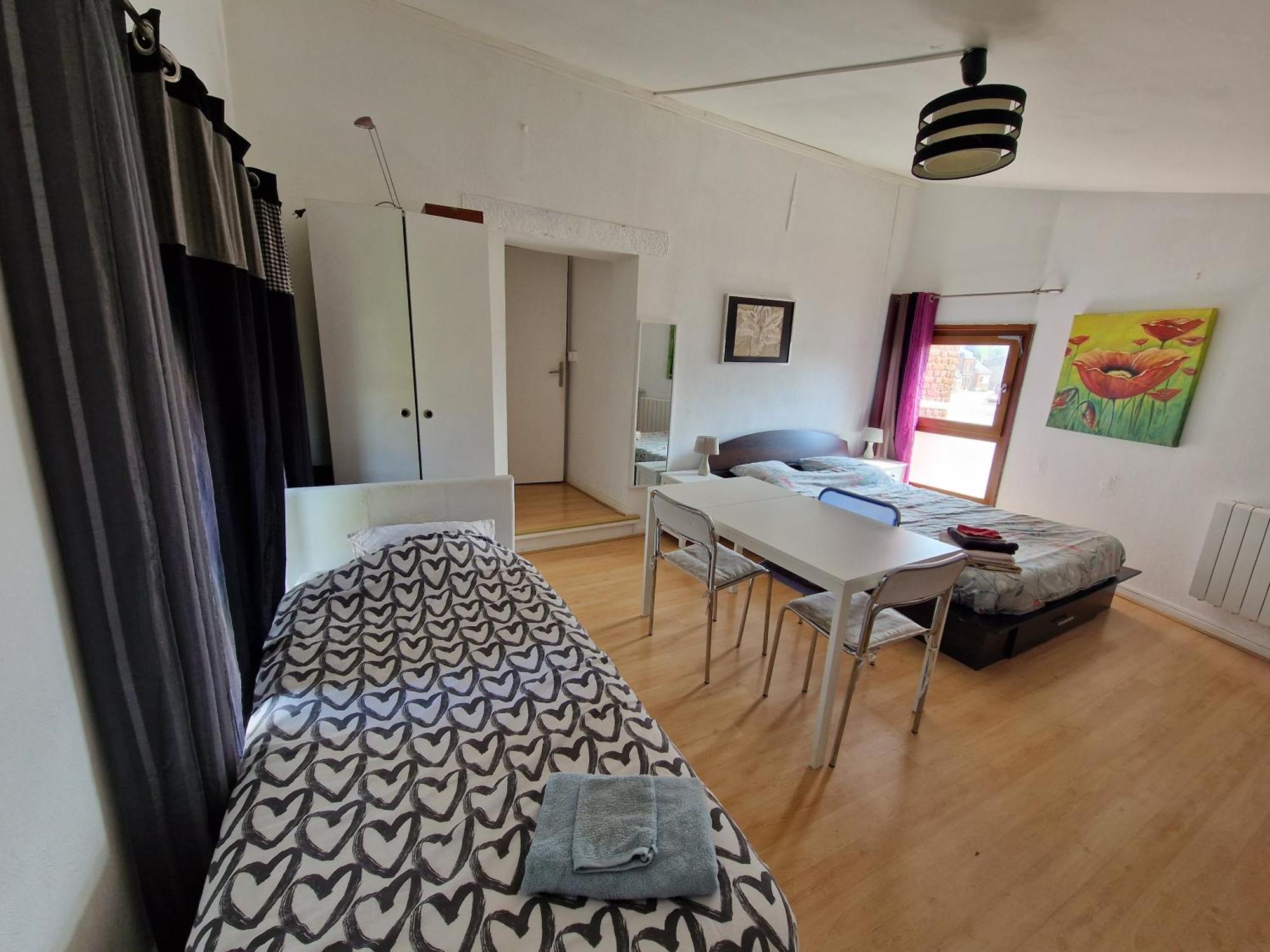 Studio, Chambres, Appartement, Gite Vendegies-sur-Ecaillon エクステリア 写真
