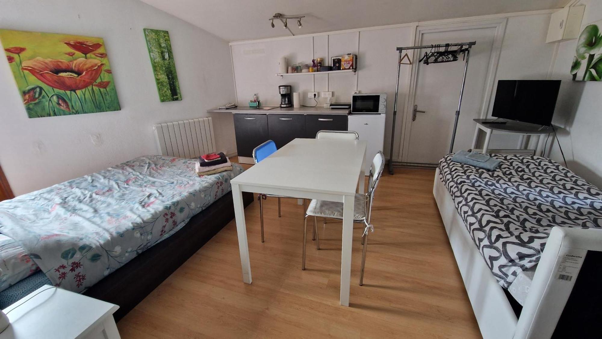 Studio, Chambres, Appartement, Gite Vendegies-sur-Ecaillon エクステリア 写真