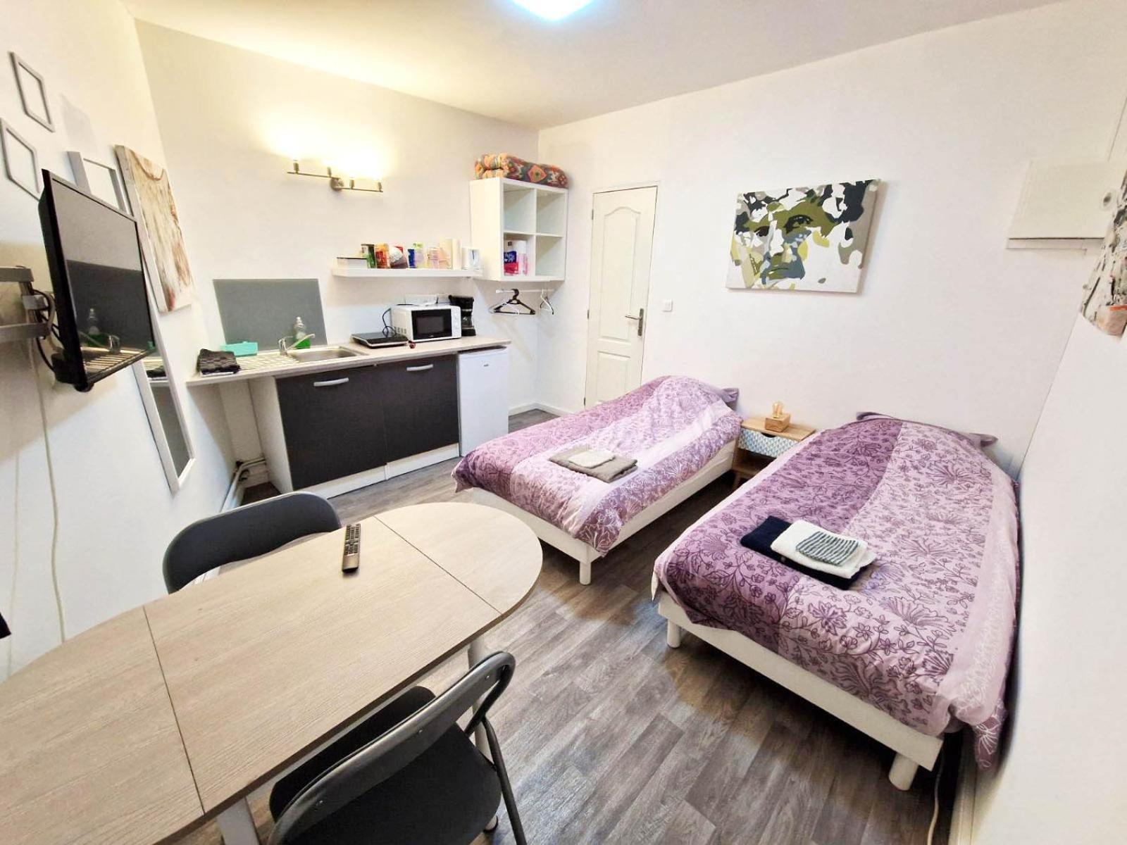 Studio, Chambres, Appartement, Gite Vendegies-sur-Ecaillon エクステリア 写真